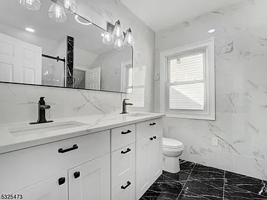 Interior detail from the 65 Rutgers Street renovation in Irvington, New Jersey