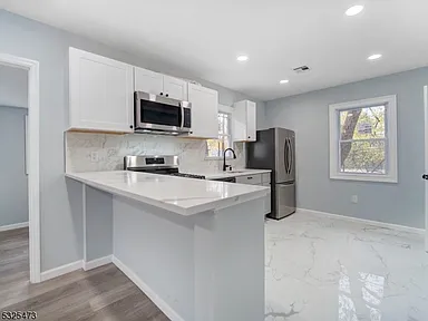 Interior detail from the 65 Rutgers Street renovation in Irvington, New Jersey