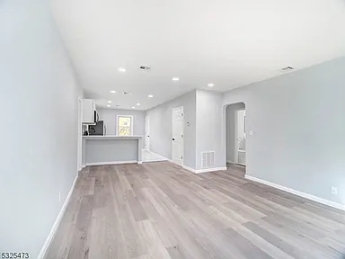 Interior detail from the 65 Rutgers Street renovation in Irvington, New Jersey